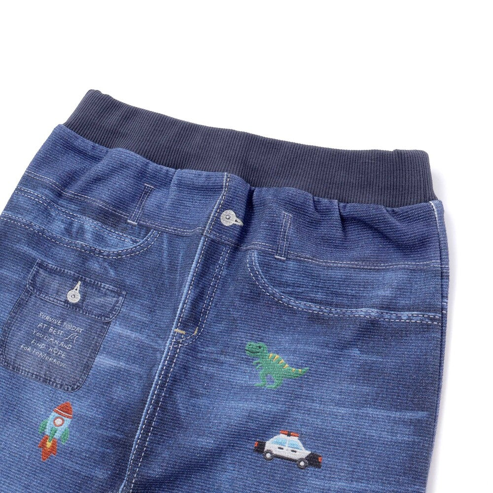 日本童裝  SLAP SLIP 印花彈力長褲 80-120cm 男童款 秋季 PANTS