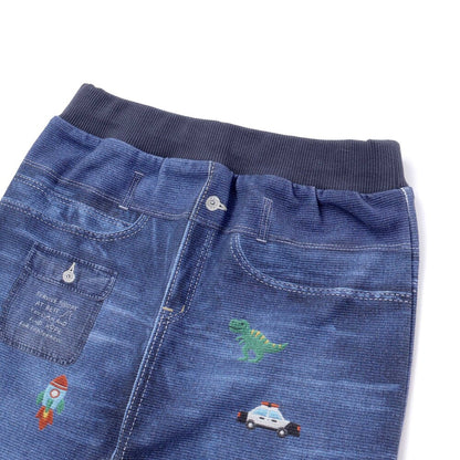 日本童裝  SLAP SLIP 印花彈力長褲 80-120cm 男童款 秋季 PANTS