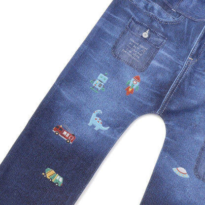 日本童裝  SLAP SLIP 印花彈力長褲 80-120cm 男童款 秋季 PANTS