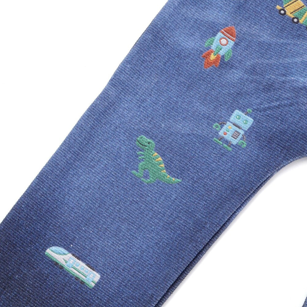 日本童裝  SLAP SLIP 印花彈力長褲 80-120cm 男童款 秋季 PANTS