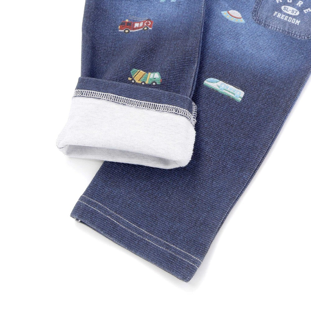 日本童裝  SLAP SLIP 印花彈力長褲 80-120cm 男童款 秋季 PANTS