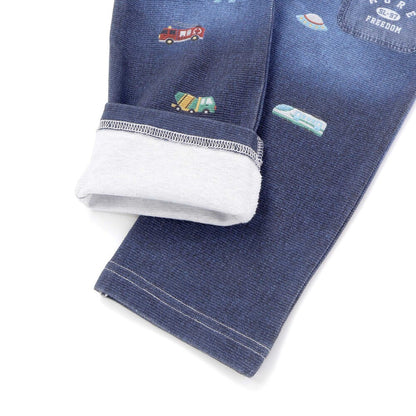 日本童裝  SLAP SLIP 印花彈力長褲 80-120cm 男童款 秋季 PANTS