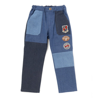 日本童裝  SLAP SLIP 拼接彈性長褲 80-130cm 男童款 秋季 PANTS