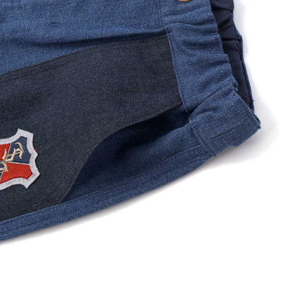 日本童裝  SLAP SLIP 拼接彈性長褲 80-130cm 男童款 秋季 PANTS