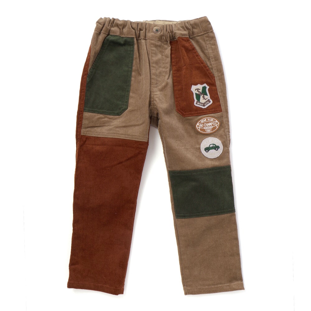 日本童裝  SLAP SLIP 拼接彈性長褲 80-130cm 男童款 秋季 PANTS