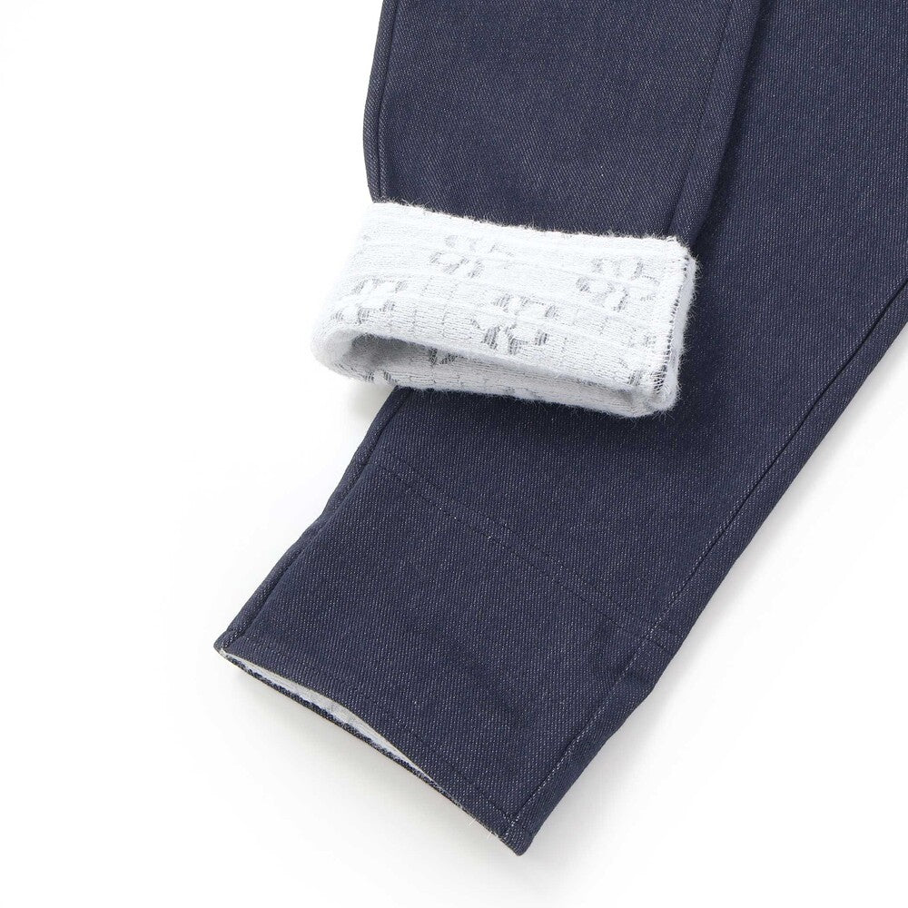 日本童裝  SLAP SLIP 刺繡圖案薄抓毛長褲 80-130cm 女童款 冬季 PANTS