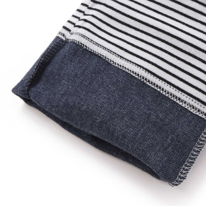 日本童裝  SLAP SLIP 撞色斜紋薄抓毛長褲 80-130cm 男童款 冬季 PANTS
