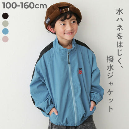 Japanese children's clothing dev!rock waterproof series stand collar thin jacket 100-160cm boys/girls spring and summer outerwear