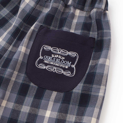 日本童裝  SLAP SLIP 格紋拼接裙褲 90-130cm 女童款 秋季 PANTS