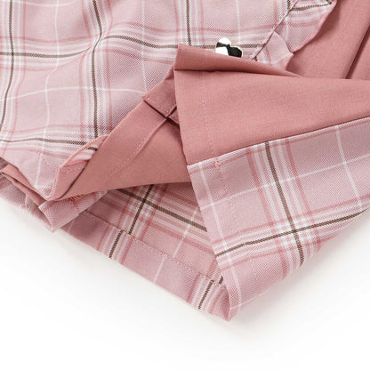 日本童裝  SLAP SLIP 格紋拼接裙褲 90-130cm 女童款 秋季 PANTS