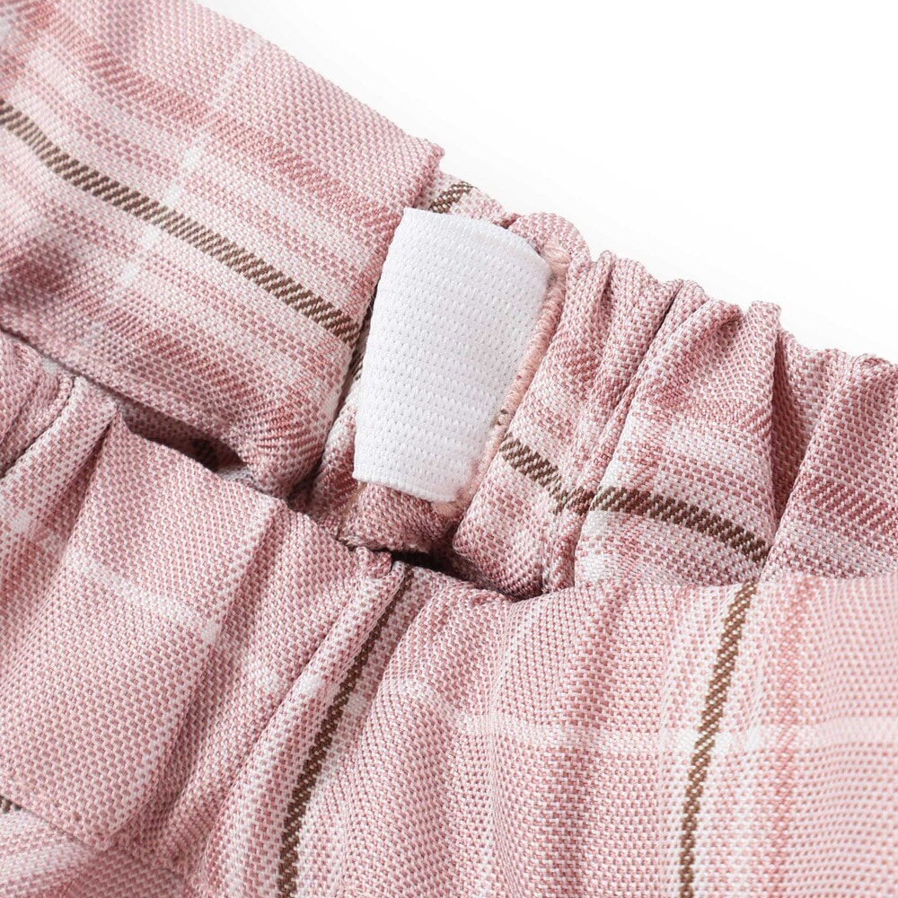 日本童裝  SLAP SLIP 格紋拼接裙褲 90-130cm 女童款 秋季 PANTS