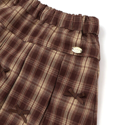 日本童裝  SLAP SLIP 百摺格紋裙褲 90-130cm 女童款 秋季 SKIRTS PANTS