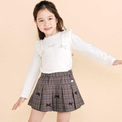 日本童裝  SLAP SLIP 百摺格紋裙褲 90-130cm 女童款 秋季 SKIRTS PANTS