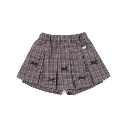 日本童裝  SLAP SLIP 百摺格紋裙褲 90-130cm 女童款 秋季 SKIRTS PANTS