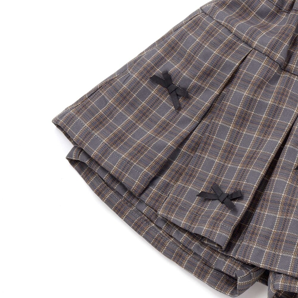 日本童裝  SLAP SLIP 百摺格紋裙褲 90-130cm 女童款 秋季 SKIRTS PANTS