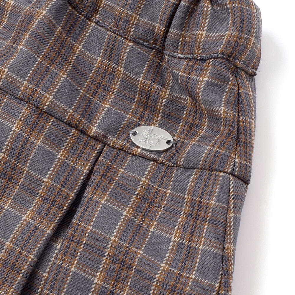 日本童裝  SLAP SLIP 百摺格紋裙褲 90-130cm 女童款 秋季 SKIRTS PANTS