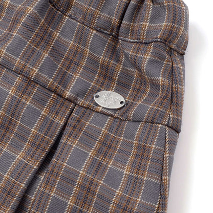 日本童裝  SLAP SLIP 百摺格紋裙褲 90-130cm 女童款 秋季 SKIRTS PANTS