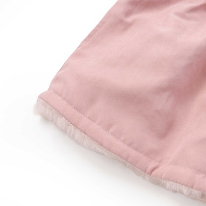日本童裝  SLAP SLIP 2Way 雙面兩著 肩部荷葉邊毛兒外套 80-130cm 女童款 秋季 OUTERWEAR