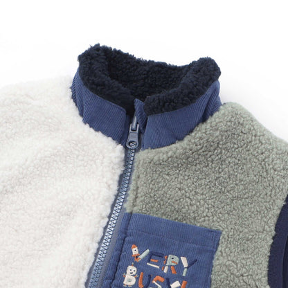 日本童裝  SLAP SLIP 2Way 雙面兩著 拼色背心外套 80-130cm 男童款 秋季 OUTERWEAR