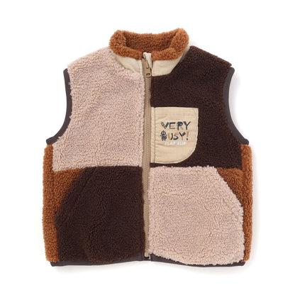 日本童裝  SLAP SLIP 2Way 雙面兩著 拼色背心外套 80-130cm 男童款 秋季 OUTERWEAR