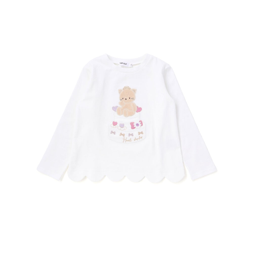 日本童裝  SLAP SLIP 動物圖案上衣 80-130cm 女童款 秋季 TOPS