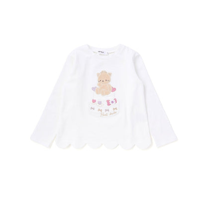 日本童裝  SLAP SLIP 動物圖案上衣 80-130cm 女童款 秋季 TOPS