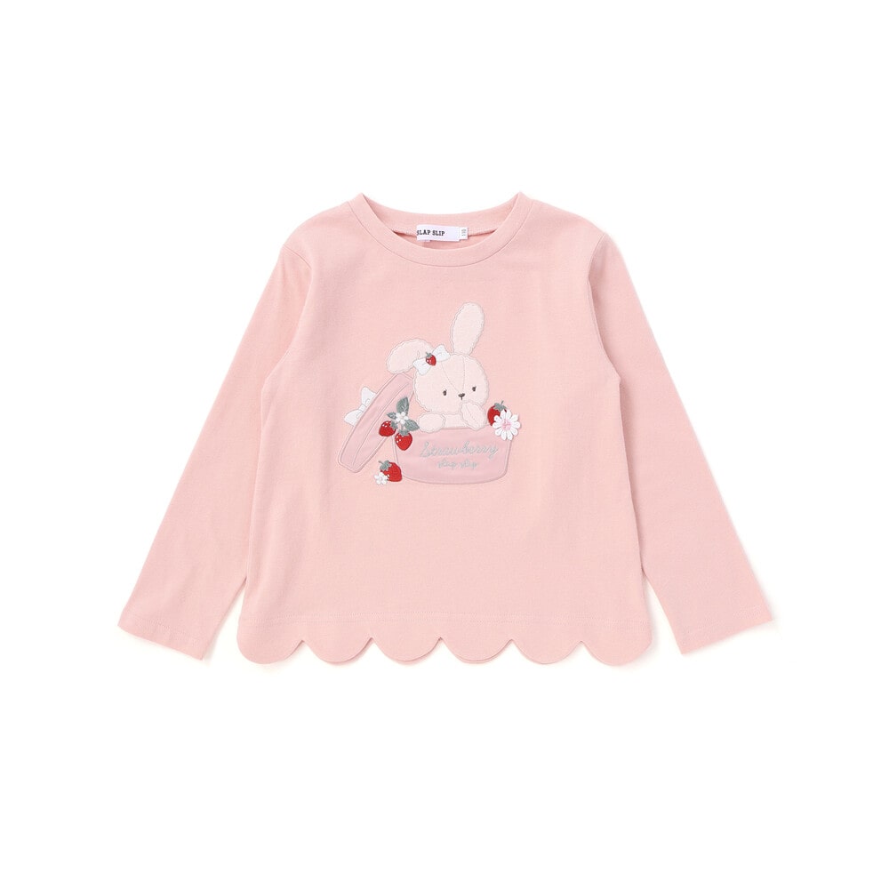 日本童裝  SLAP SLIP 動物圖案上衣 80-130cm 女童款 秋季 TOPS