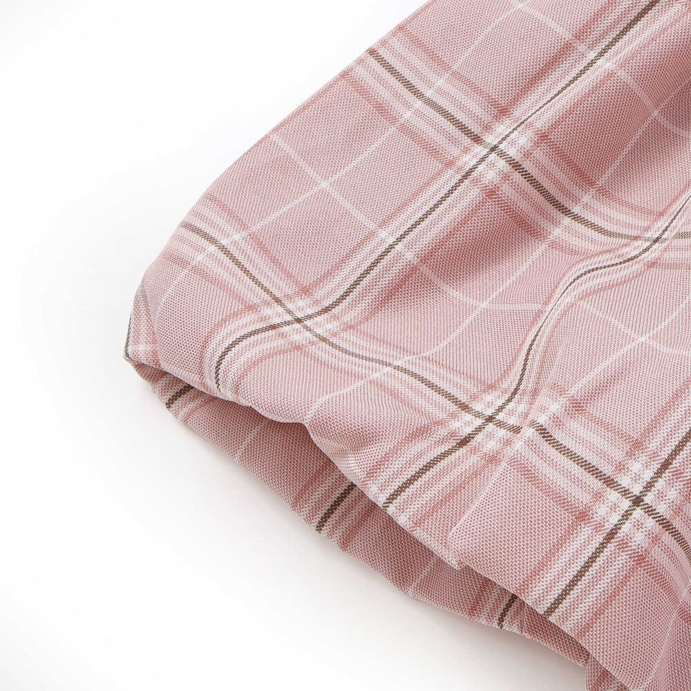 日本童裝  SLAP SLIP 格紋拼接上衣 80-130cm 女童款 秋季 TOPS