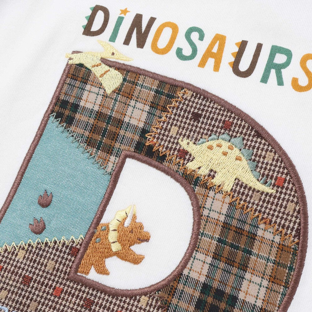 日本童裝  SLAP SLIP 刺繡Logo貼片上衣 80-130cm 男童款 秋季 TOPS 聖誕紅/新年紅