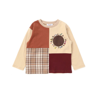 日本童裝  SLAP SLIP 口袋刺繡圖案上衣 80-130cm 男童款 秋季 TOPS