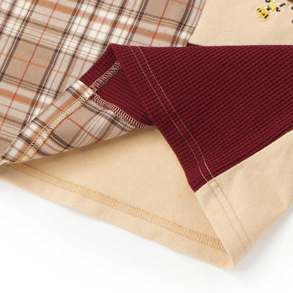日本童裝  SLAP SLIP 口袋刺繡圖案上衣 80-130cm 男童款 秋季 TOPS