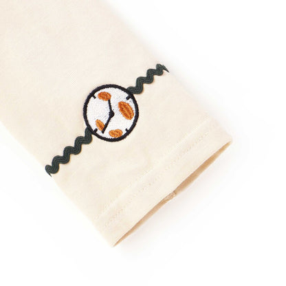 日本童裝  SLAP SLIP 刺繡圖案假兩件上衣 80-130cm 男童款 秋季 TOPS