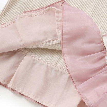 日本童裝  SLAP SLIP 荷葉邊下擺上衣 80-130cm 女童款 秋季 TOPS