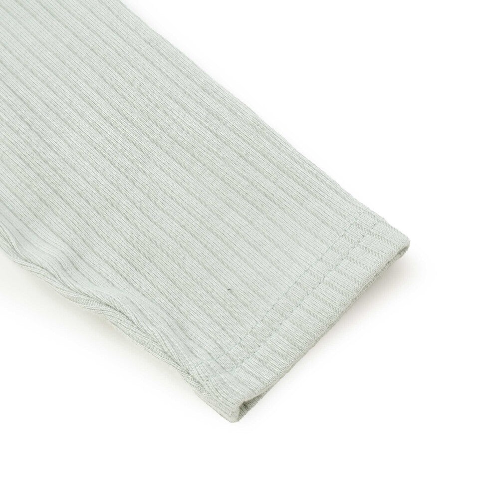 日本童裝  SLAP SLIP 薄紗拼接羅紋長袖上衣 80-130cm 女童款 秋季 TOPS
