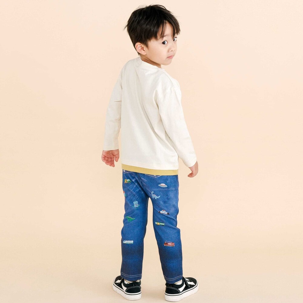日本童裝  SLAP SLIP 恐龍地圖長袖上衣 80-130cm 男童款 秋季 TOPS