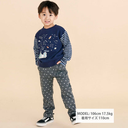 Japanese children's clothing b・R# x Crayon Shin-chan cool contact water-absorbing quick-drying series short-sleeved tops 100-140cm boys'/girls' summer TOPS 