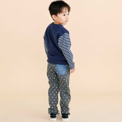 日本童裝  SLAP SLIP 撞色口袋長褲 80-120cm 男童款 秋季 PANTS