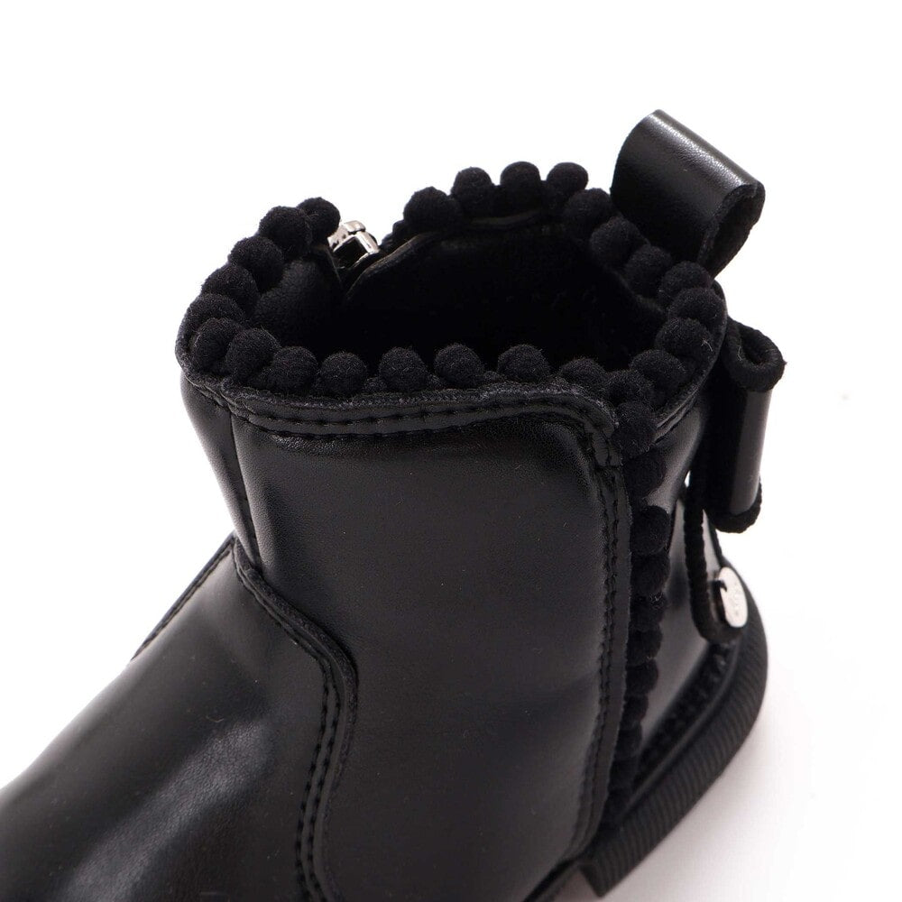 日本直送 Slap Slip 絨球流蘇絲帶短靴 15-19cm 鞋系列 其他品牌