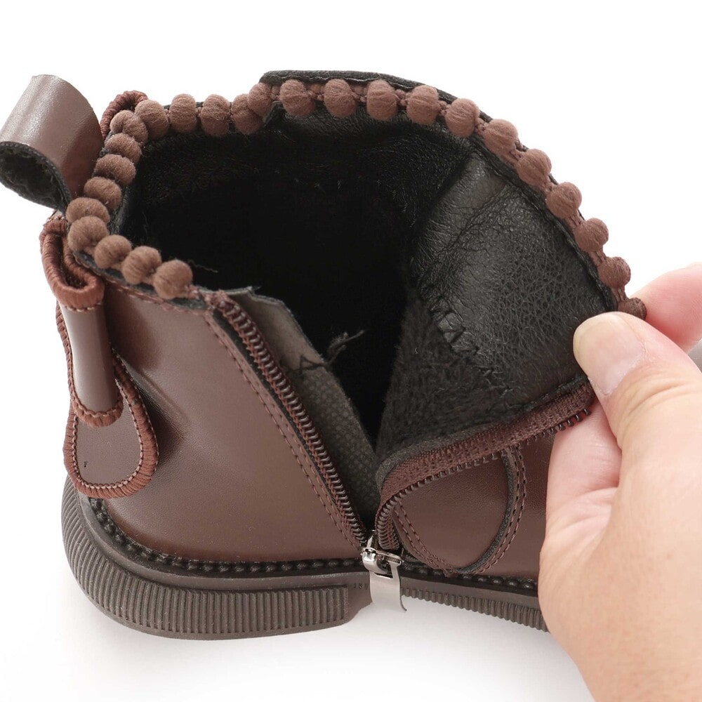 日本直送 Slap Slip 絨球流蘇絲帶短靴 15-19cm 鞋系列 其他品牌