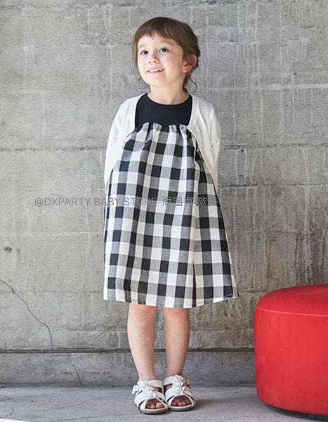 日本童裝 pe#main 拼接連身裙 80-130cm 女童款 夏季 DRESSES