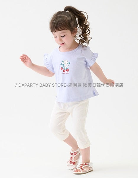 日本童裝 pe#main 印花上衣 80-130cm 女童款 夏季 TOPS