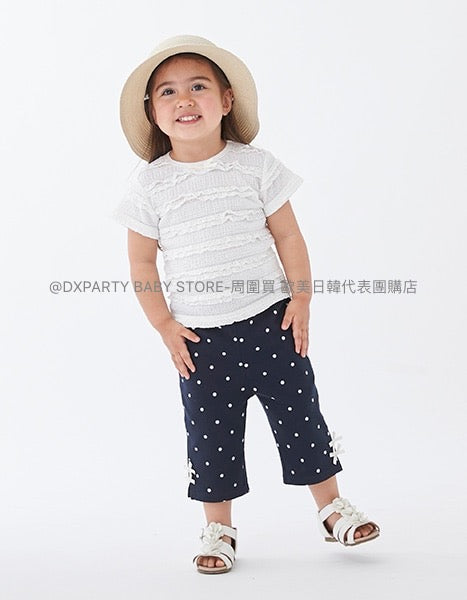 日本童裝 pe#main 皺皺紋上衣 80-130cm 女童款 夏季 TOPS