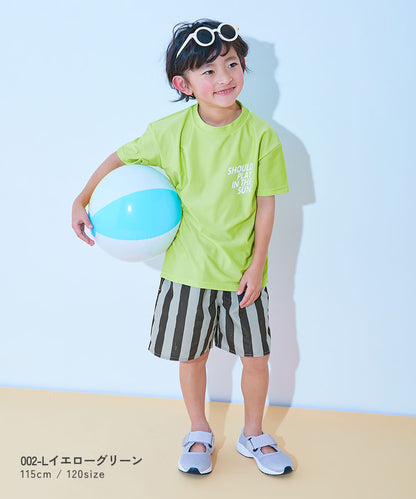 日本童裝 dev!rock 防UV 水陸兩用 泳衣兩件套裝 100-160cm 男童款 夏季 TOPS PANTS 夏日玩水泳衣特輯