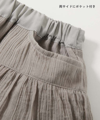Japanese children's clothing dev!rock ruffled short skirt 100-160cm girls summer SKIRTS