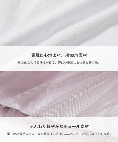 日本童裝 dev!rock 薄紗拼接連身裙 100-160cm 女童款 夏季 DRESSES