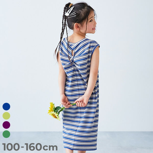 日本童裝 dev!rock 羅紋扭紋背心連身裙 100-160cm 女童款 夏季 DRESSES