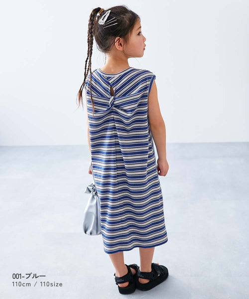 日本童裝 dev!rock 羅紋扭紋背心連身裙 100-160cm 女童款 夏季 DRESSES