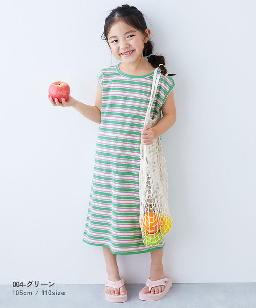 日本童裝 dev!rock 羅紋扭紋背心連身裙 100-160cm 女童款 夏季 DRESSES