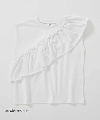 Japanese children's clothing dev!rock lace pattern top 100-160cm girls summer TOPS