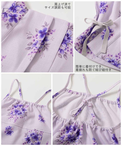 Japanese children's clothing dev!rock 2Way Yukata Japanese Kimono 100-160cm Girls Summer Dresses Japanese Summer Festival Special